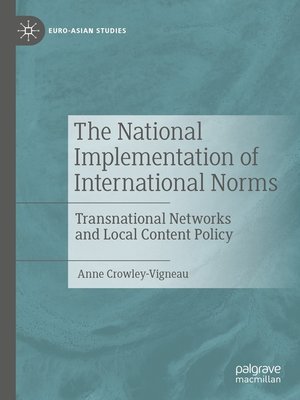 cover image of The National Implementation of International Norms